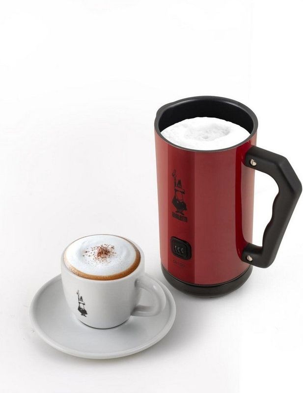 Bialetti MKF02 Automatische melkopschuimer Rood