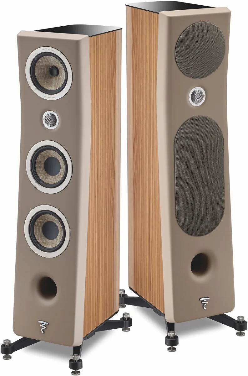 Focal Kanta N°2 Noyer / Taupe mat (la paire) Enceintes colonne