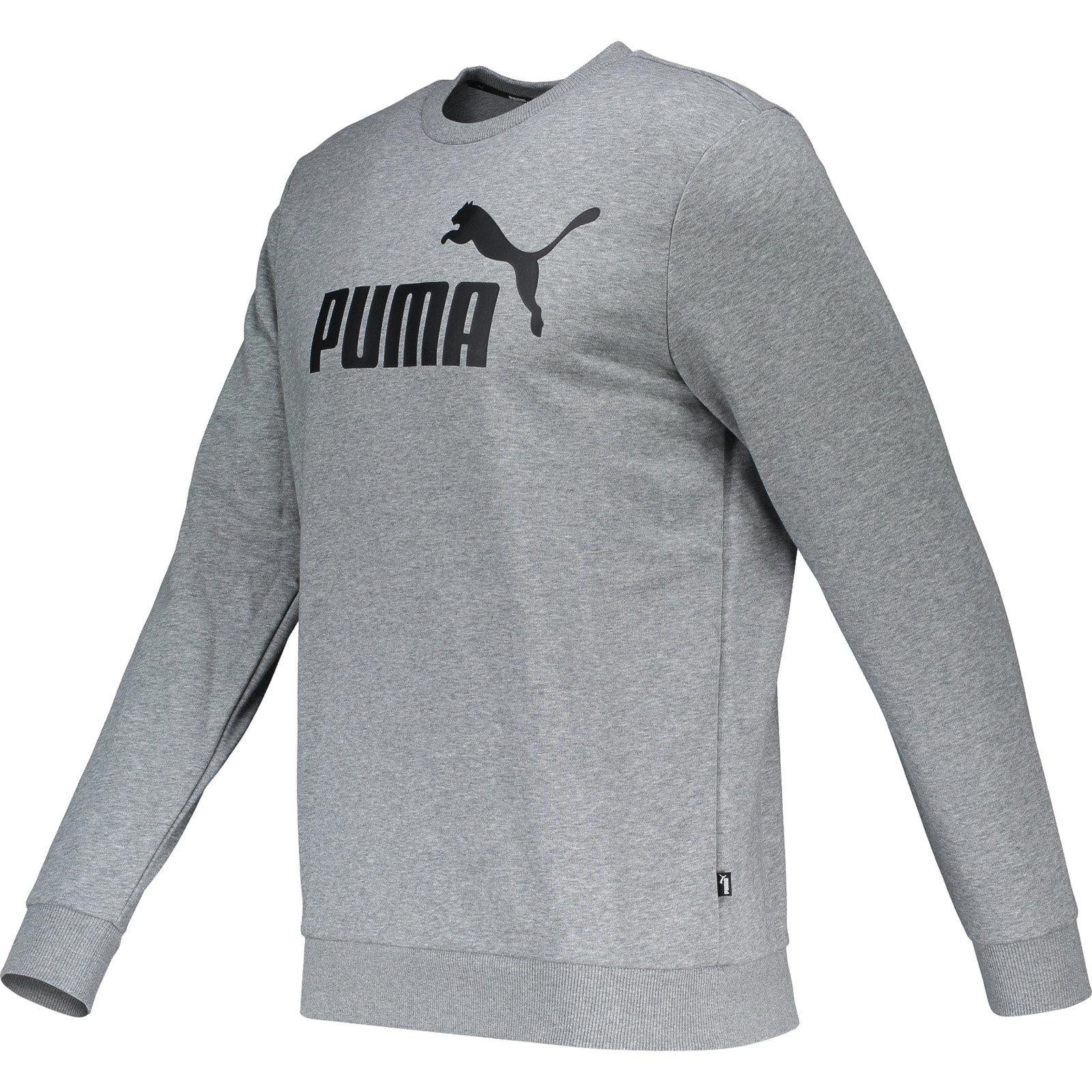 Puma Essentials Herren-Crewshirt Big Logo L, dunkelgrau