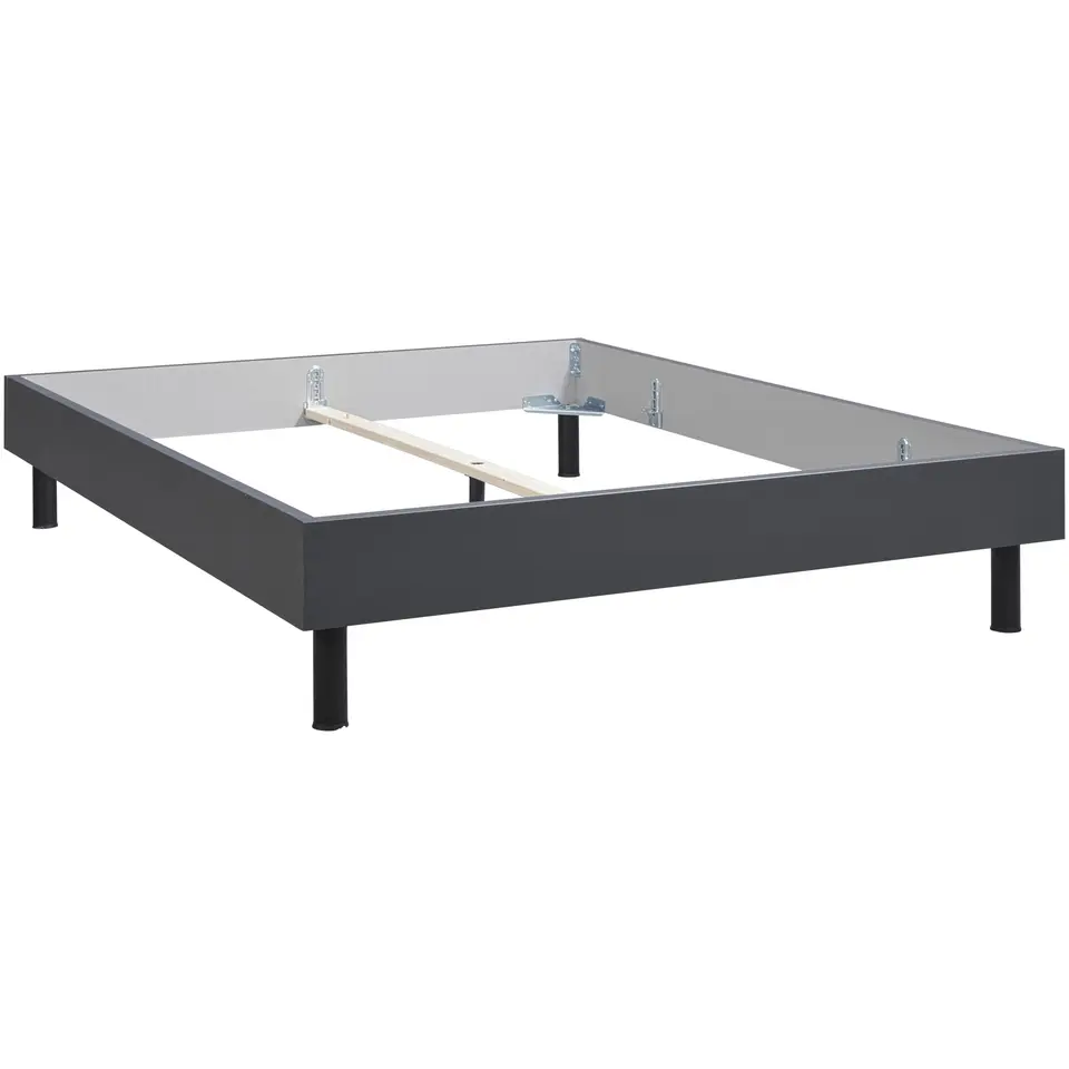 Bed Nova - grafietkleur - 160x200 cm