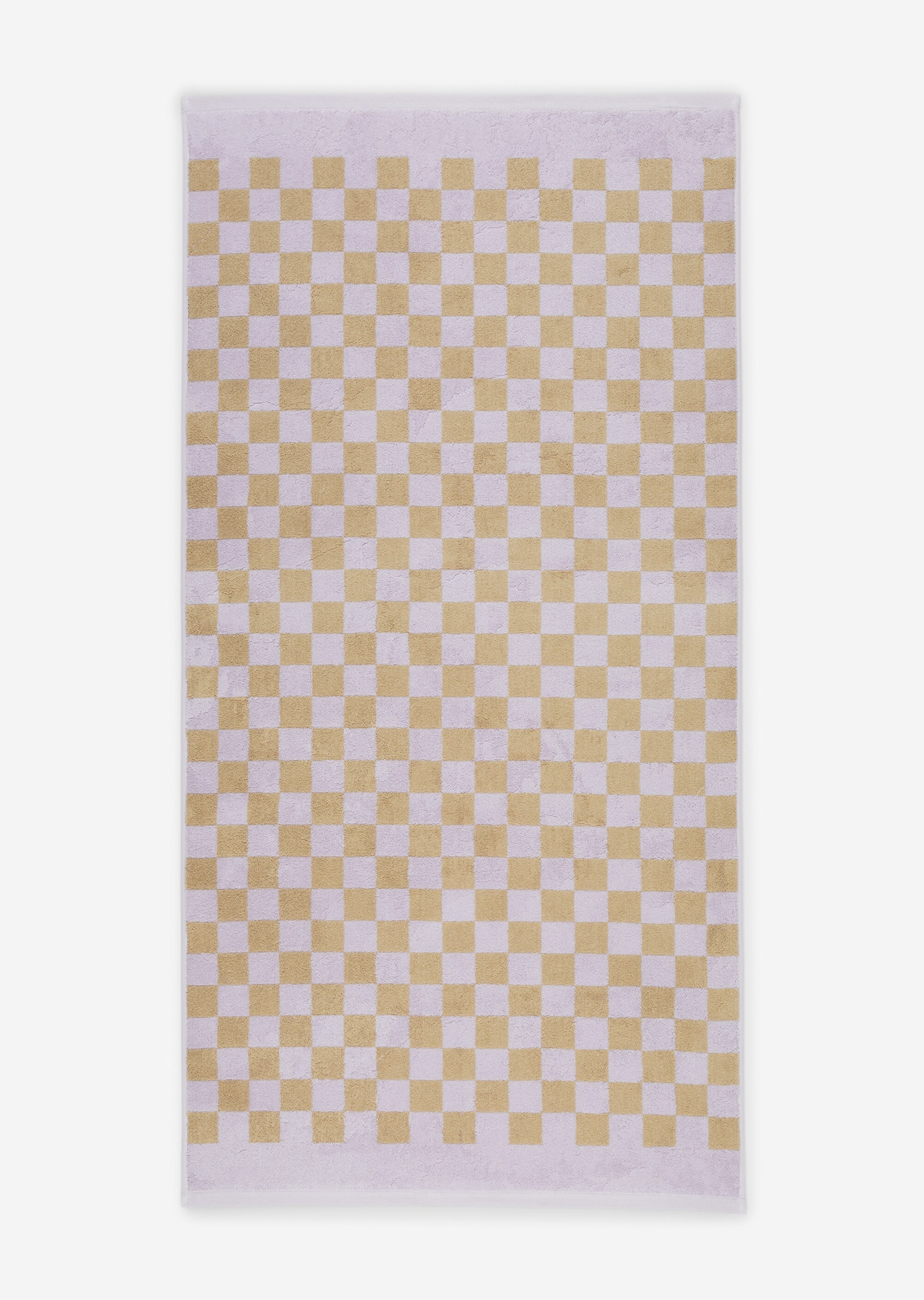 Handtuch Modell CHECKER mit Jacquard-Karomuster