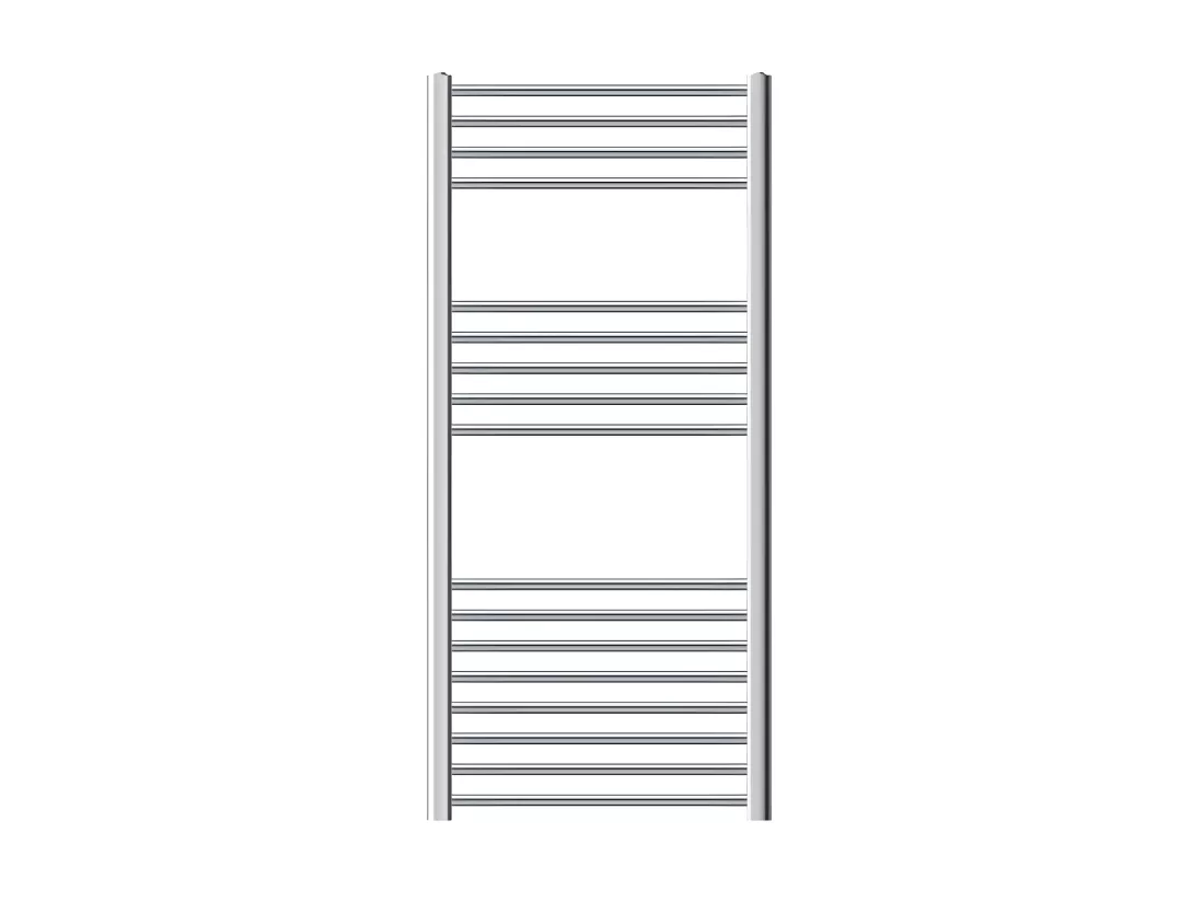 Radiateur de salle de bain Sahara Raccord latéral sèche-serviettes Chrome 60x120cm