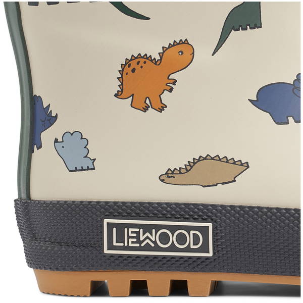 LIEWOODLIEWOOD   Mason Thermo Regenstiefel dinosaurs mist 22