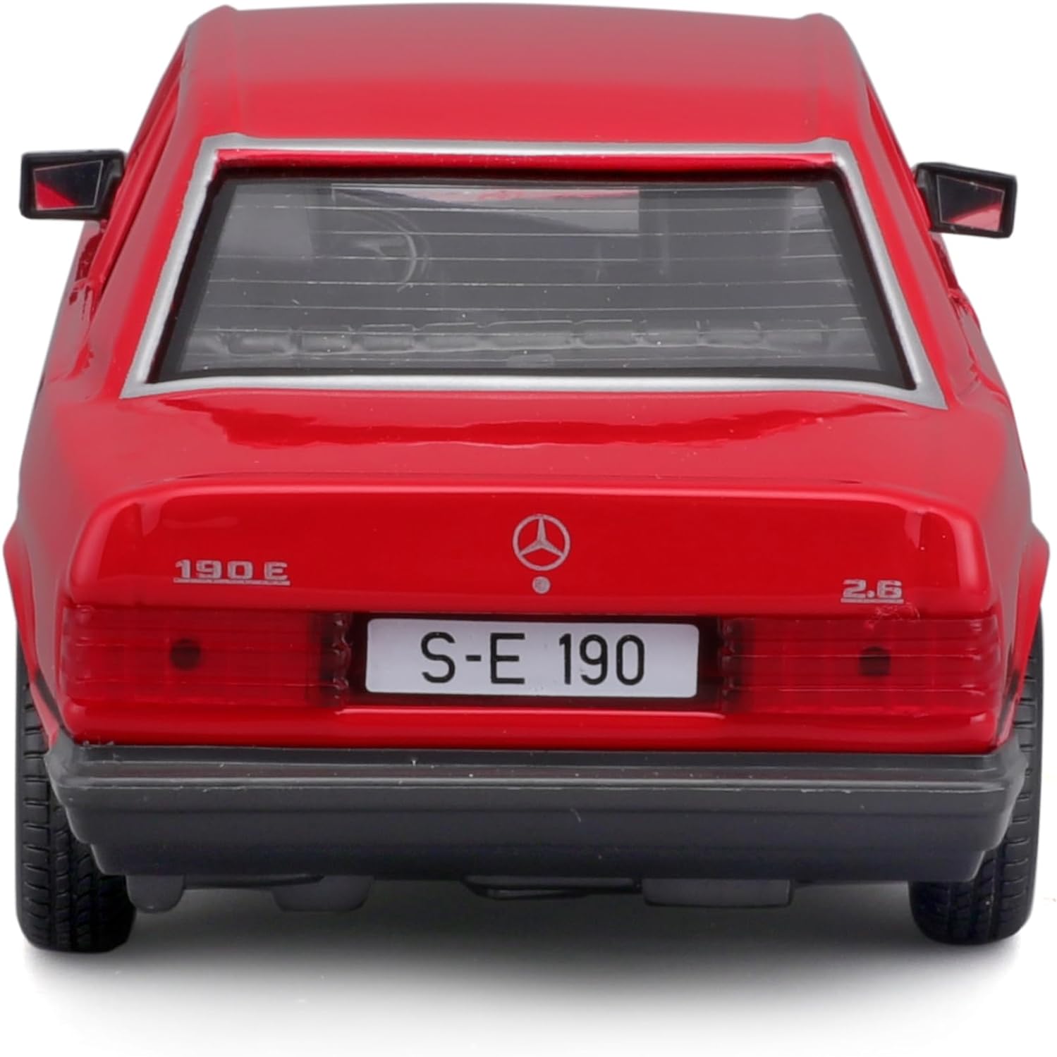 Bburago 18-21103 - Modellauto - Mercedes 190E ´87 (rot, Maßstab 1:24) Modell Auto