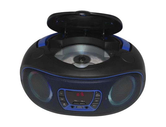 DENVER - Tcl-212bt blue lecteur de cd portable boombox. Radio fm. Blu...