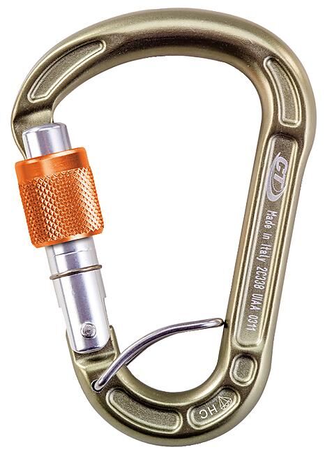 CLIMBING TECHNOLOGY - MOUSQUETON CONCEPT HMS VIS/BARRETTE