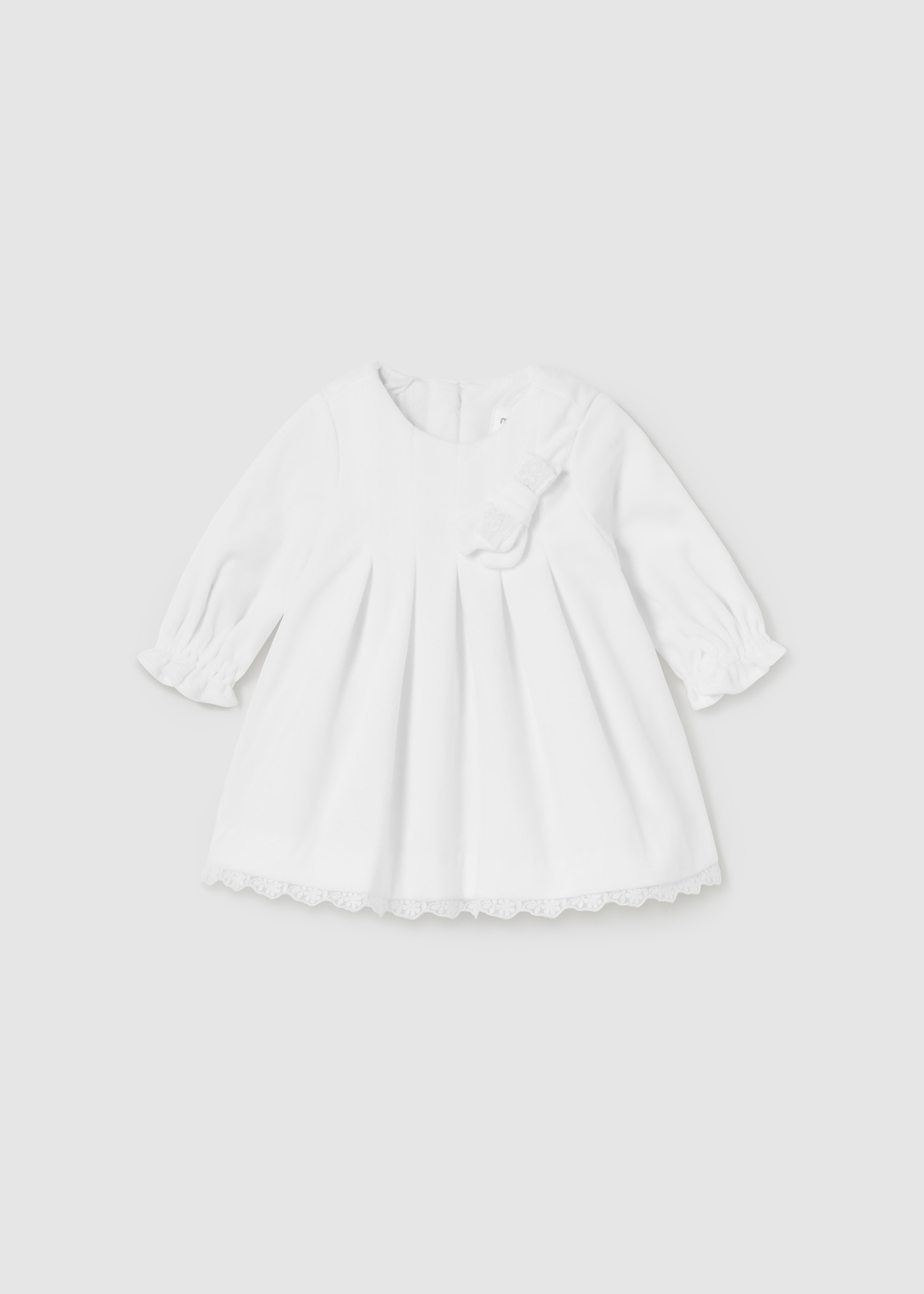 Vestido de veludo para recém-nascido