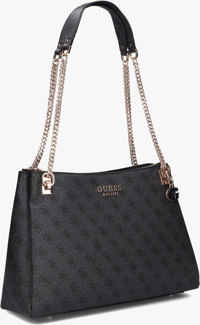 GUESS zwarte guess schoudertas eliette logo girlfriend carry