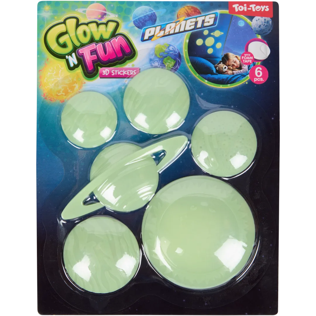 Glow in the dark stickers Diverse varianten