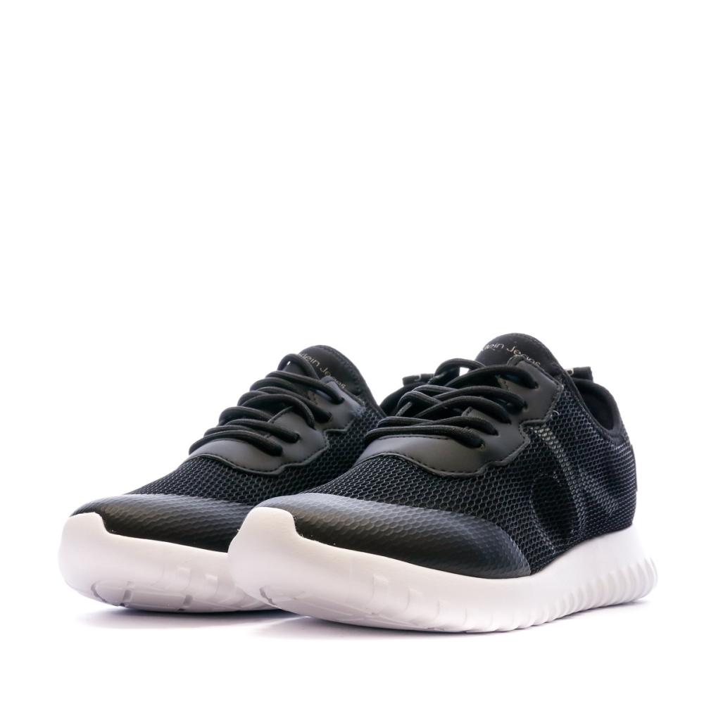 Calvin Klein Jeans Baskets Noir Femme Calvin Klein Jeans Sporty Runner Eva