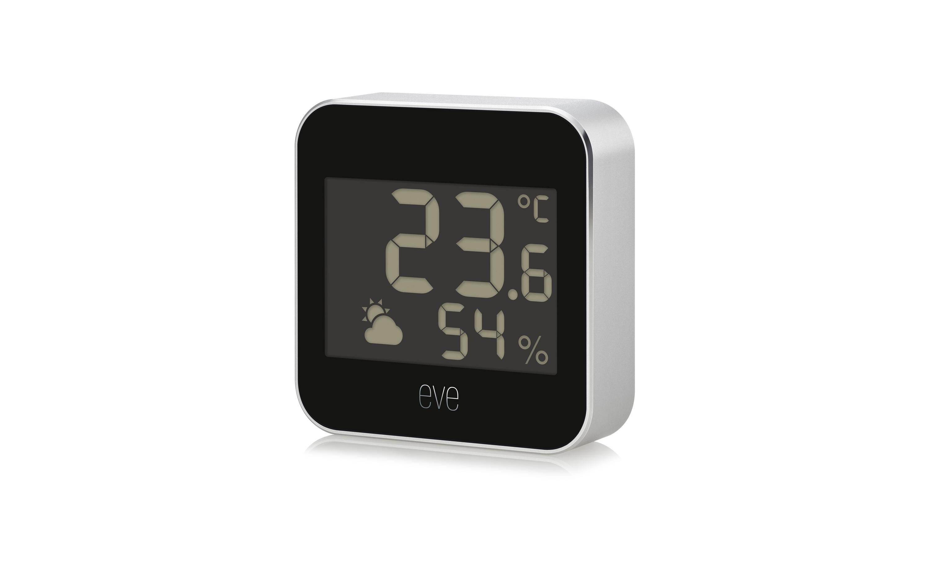 Wetterstation Eve Weather mit Matter-TechnologieSmarte Wetterstation kompatibel mit Matter