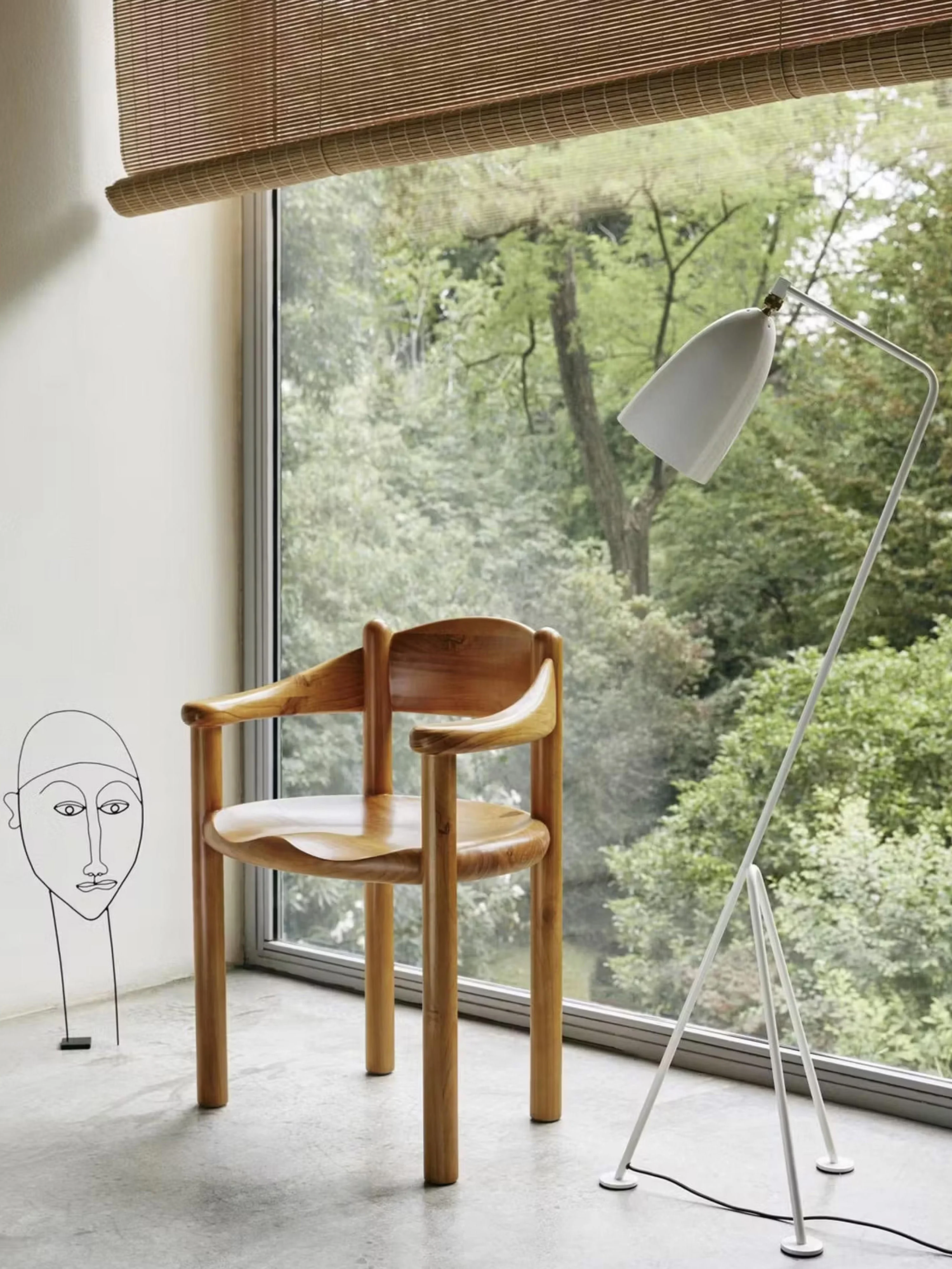 Kleine leeslamp Gräshoppa, verstelbaar