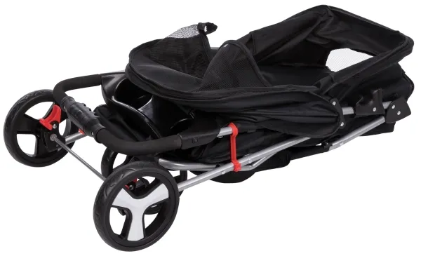 Trixie Buggy, 47 × 100 × 80 cm, black