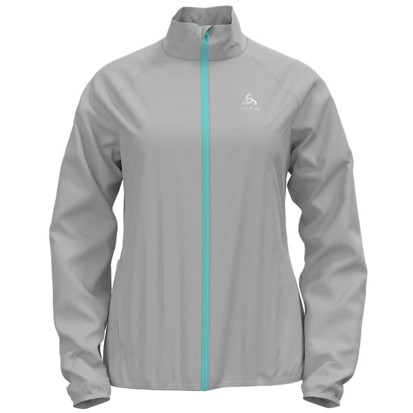 Veste running ODLO JACKET ZEROWEIGHT ODLO SILVER GREY/POLYNYA