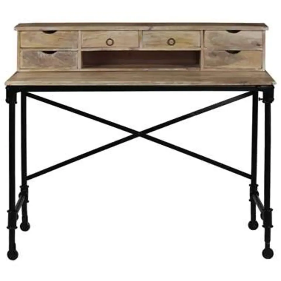 vidaXL - Schrijftafel - Bruin - Hout