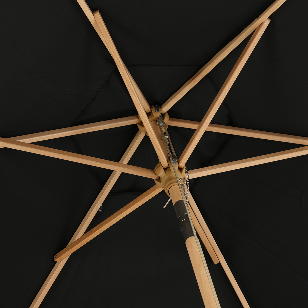 Parasol Edit verstelbaar Zwart