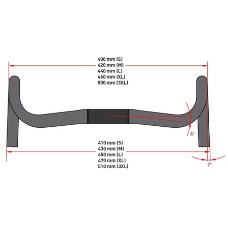 RACELITE CARBON M  schwarz  31.8mm