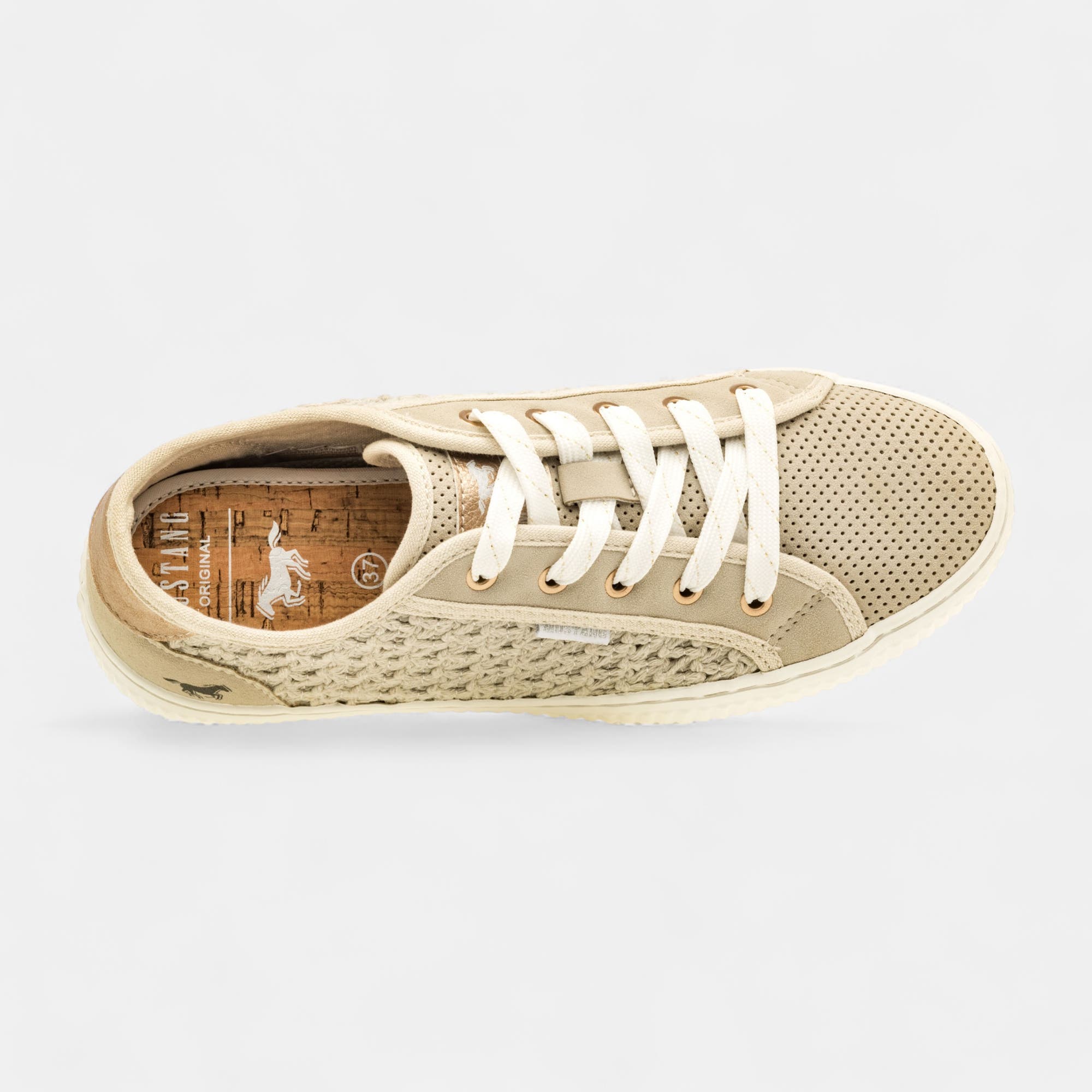 Baskets basses Femme beige