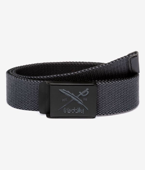 Iriedaily Flip The Side Gürtel reversible (black anthracite)