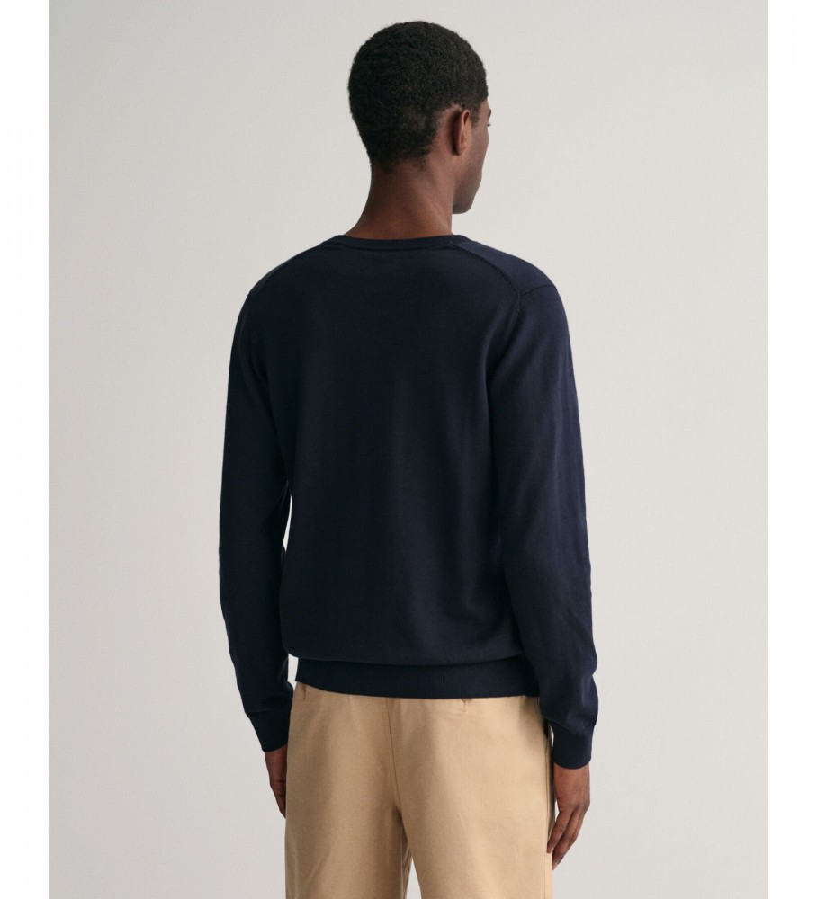 Camisa Gant Navy com decote em V