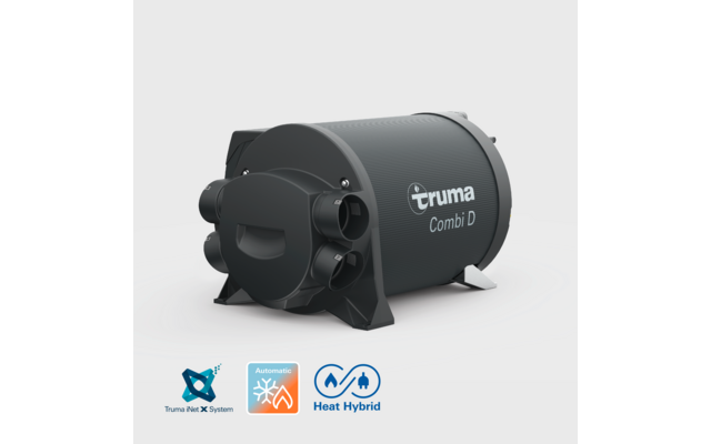 Truma Combi D 4 E iNet X Panel Diesel- und Strombetrieben