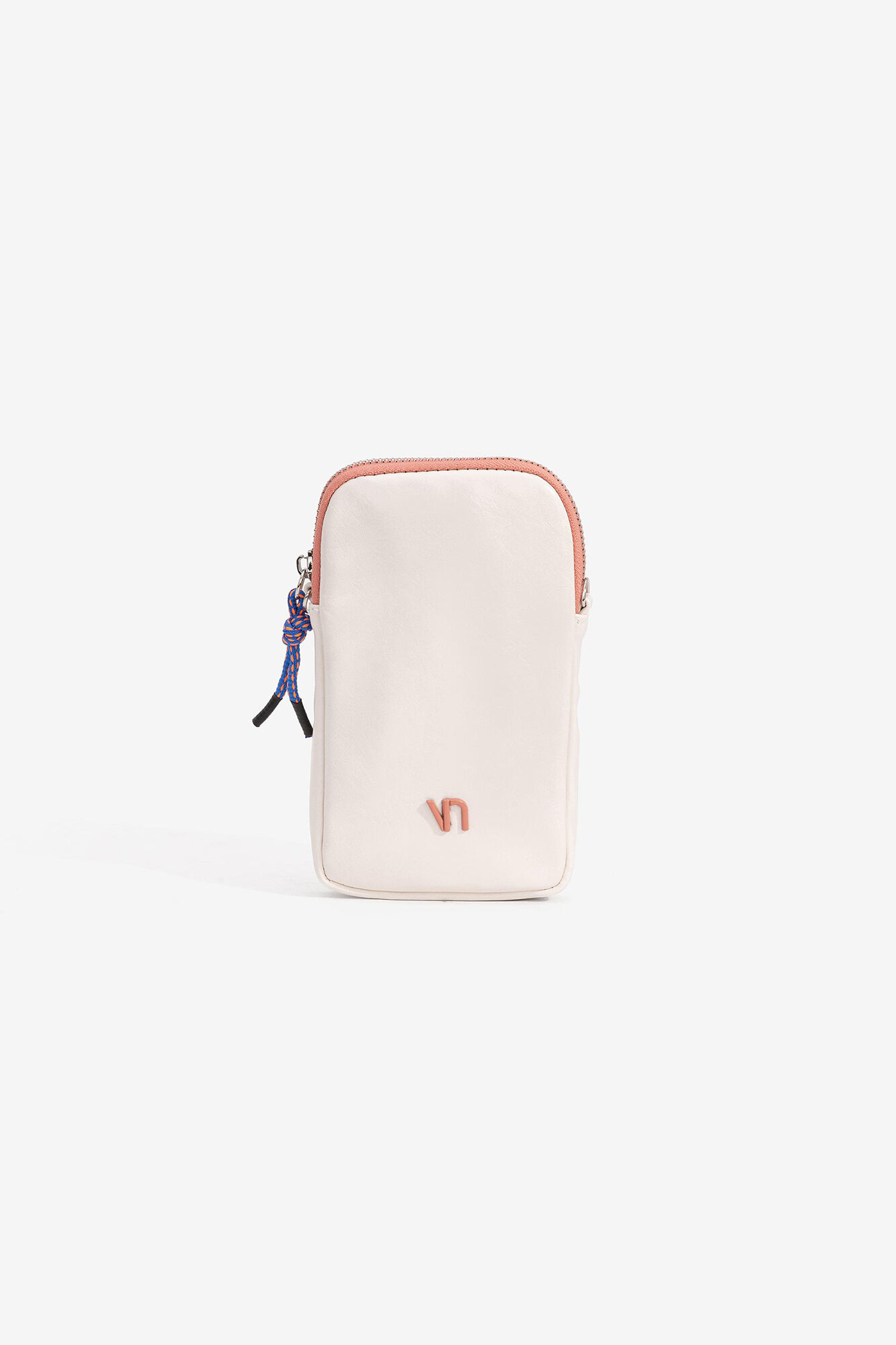 Bolsa de transporte com cordão contrastante - bege