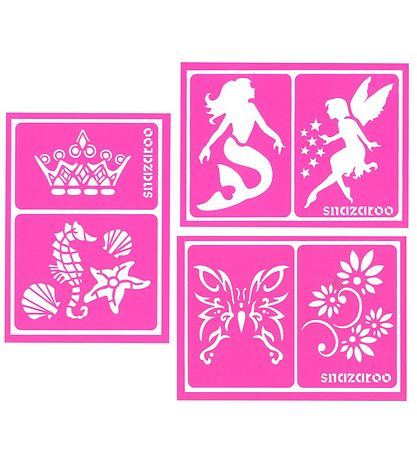 Snazaroo Schablone - Vorlagen für Tattoos - 6 st.