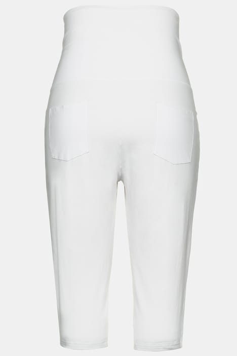 Bellieva-Caprihose, Umstandshose, Elastikbund, Biobaumwolle, GOTS