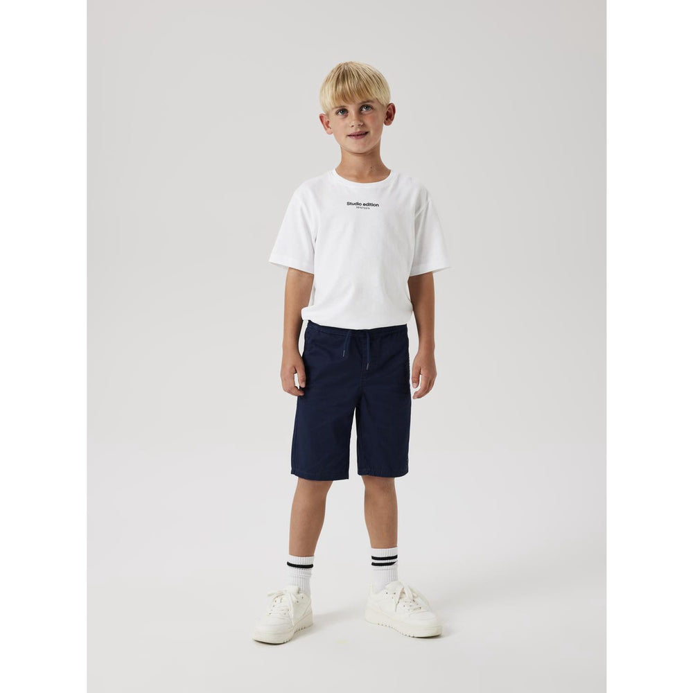 Køb Name It Navy Blazer Ryan Jog Twill Shorts Noos