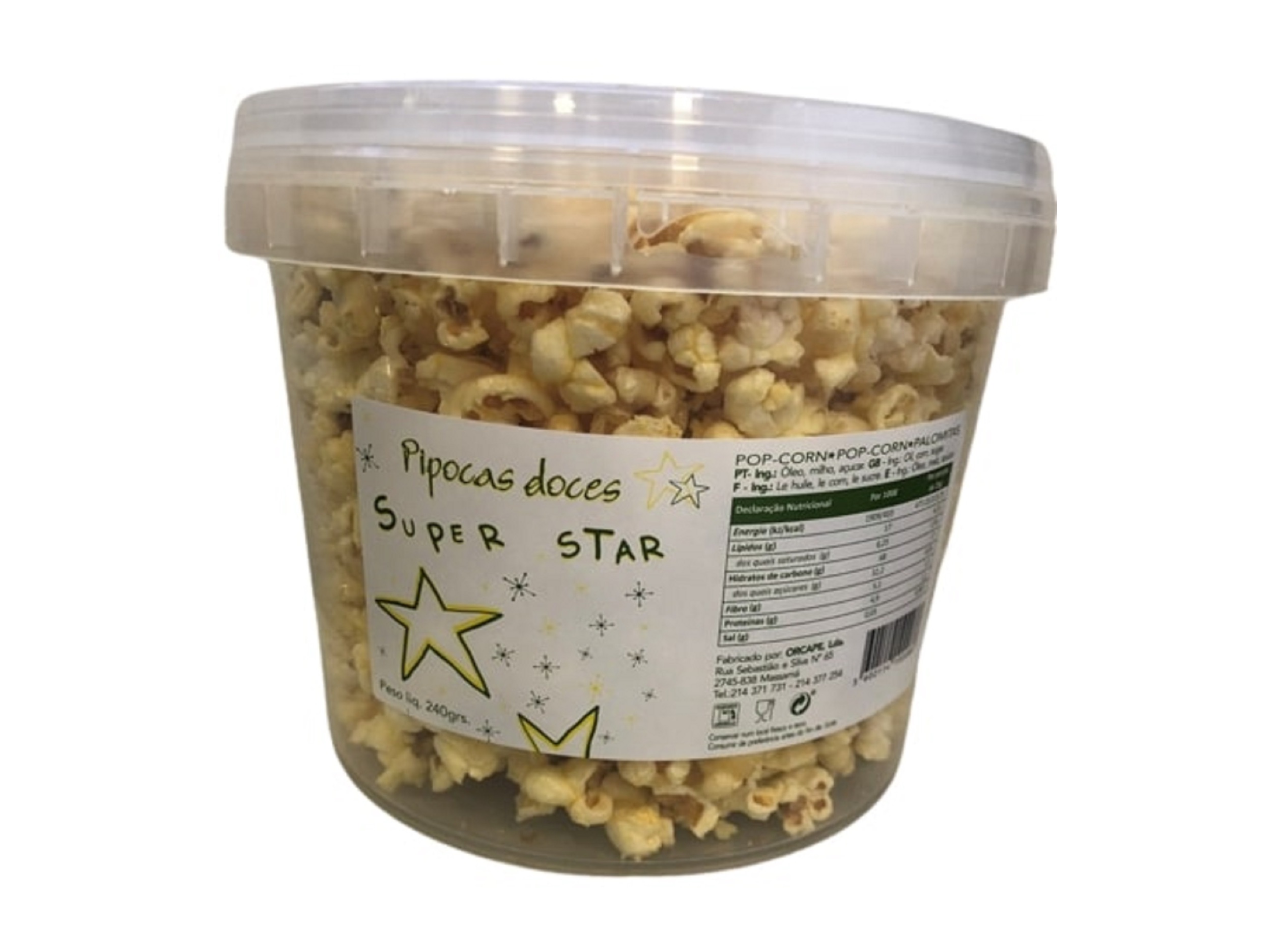 PIPOCAS DOCES SUPER STAR 240 G