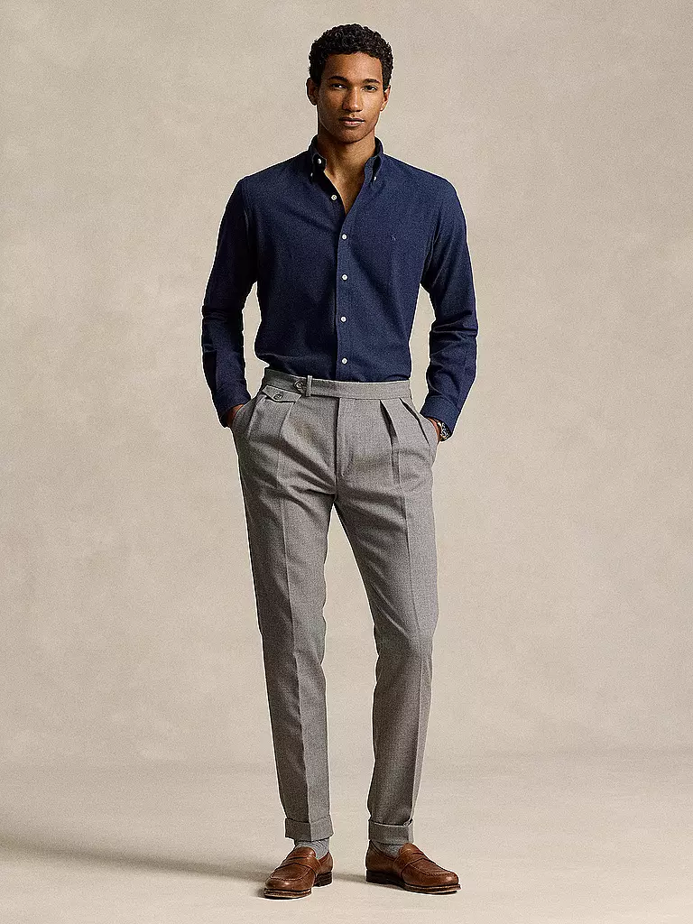 POLO RALPH LAUREN Flanellhemd dunkelblau