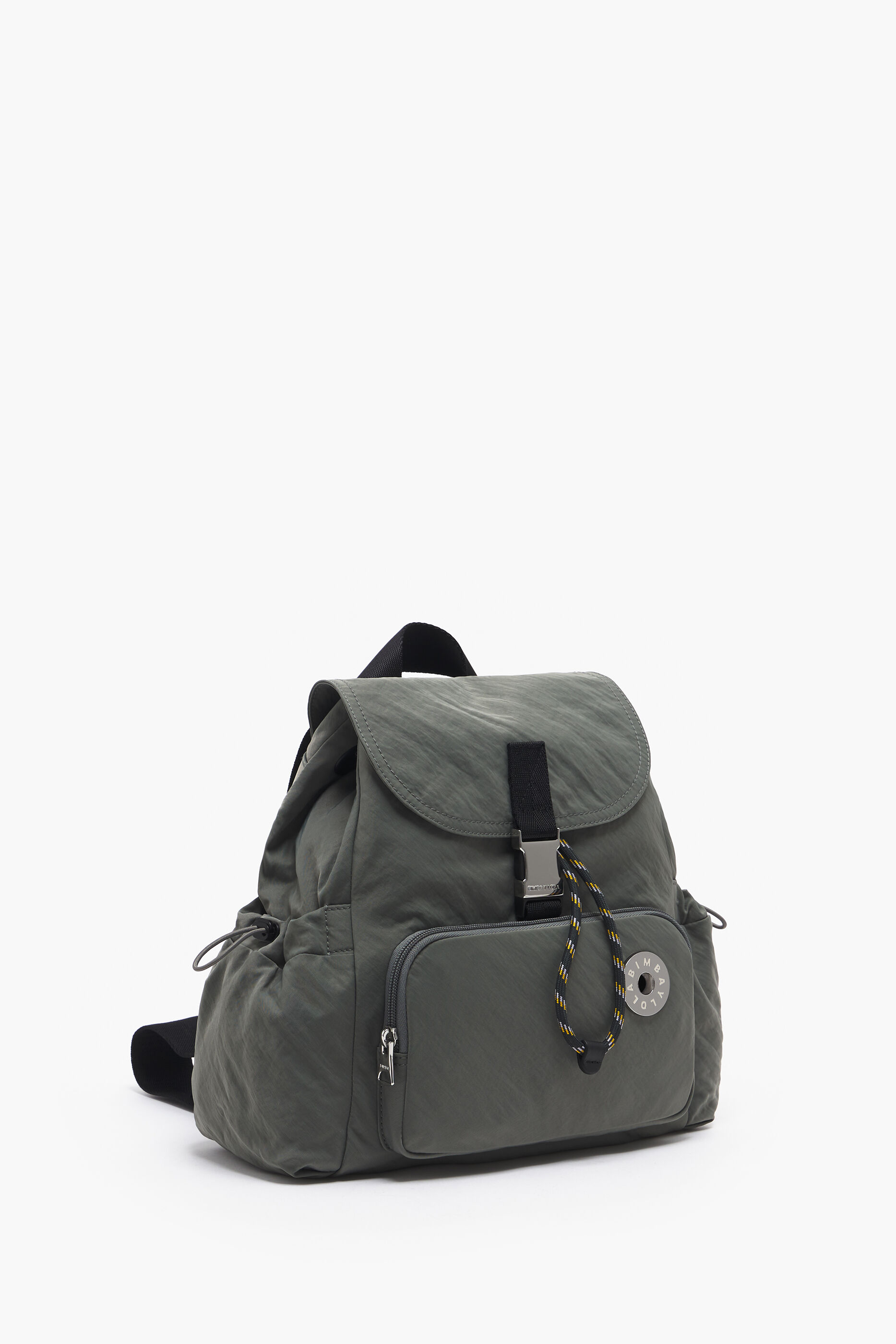 Mochila retangular verde (M)