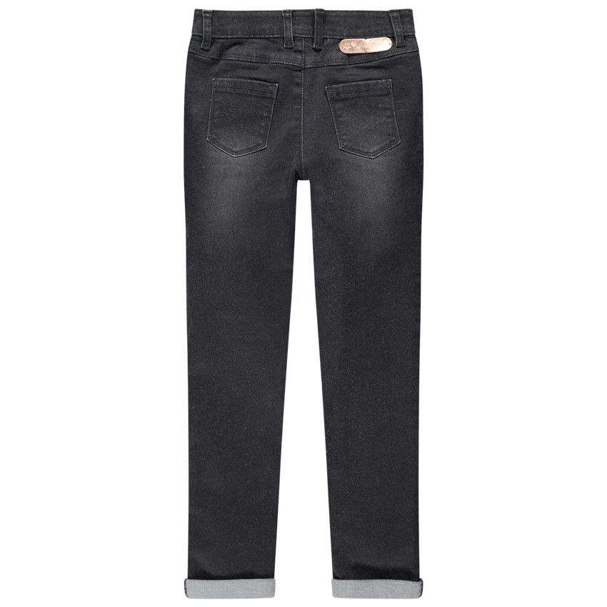 Jeans skinny effet crinkle - Noir