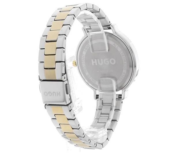 Hugo Edgy Two Tone Bracelet Watch Womens