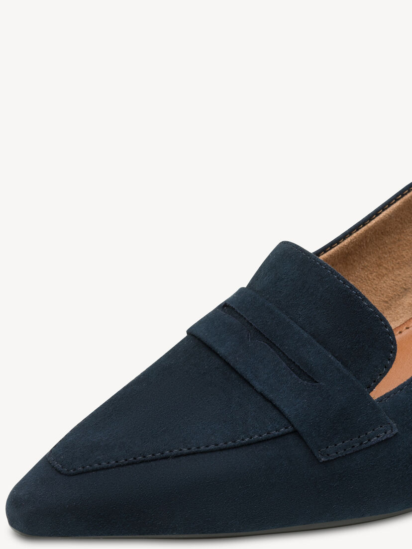 Leren Slingpumps - blauw
