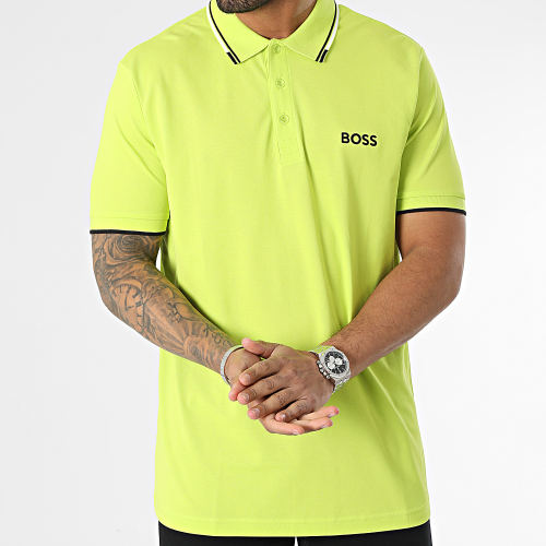 Polo Manches Courtes 50469094 Vert Anis