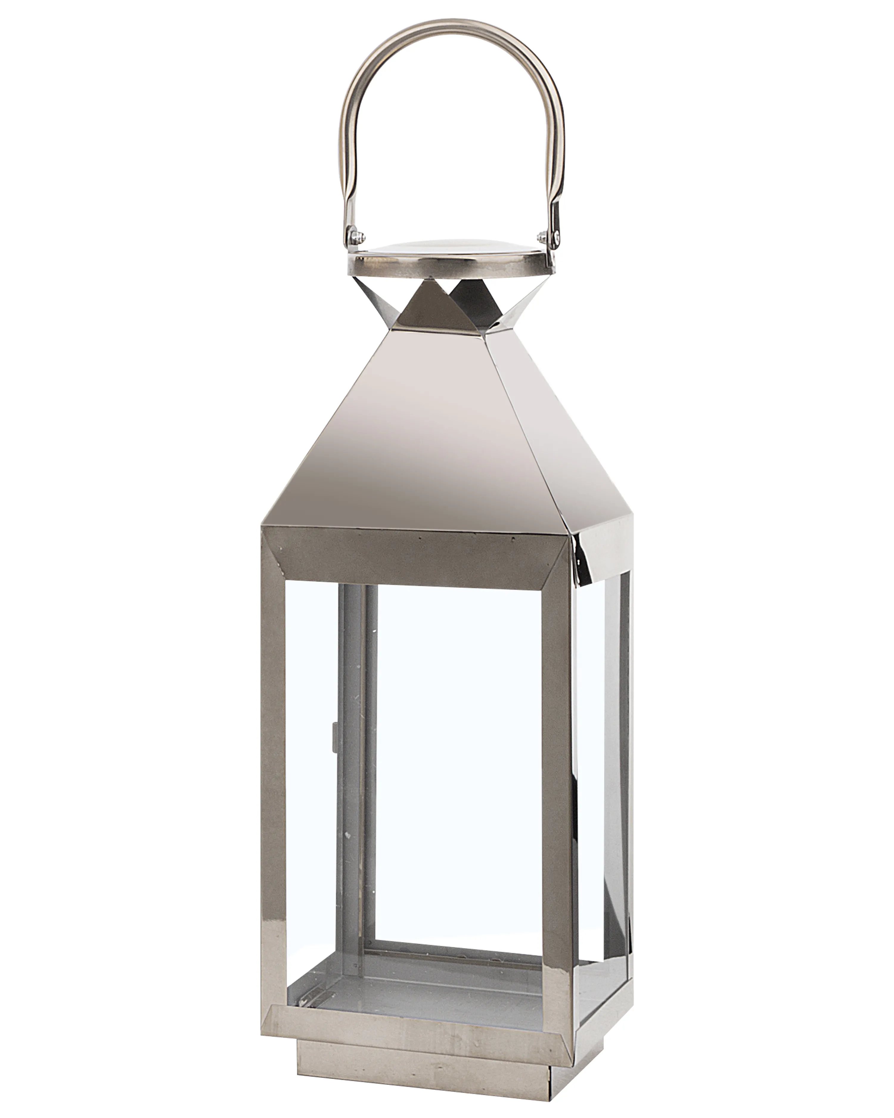 Lantaarn BALI Roestvrij staal 40 cm Zilver