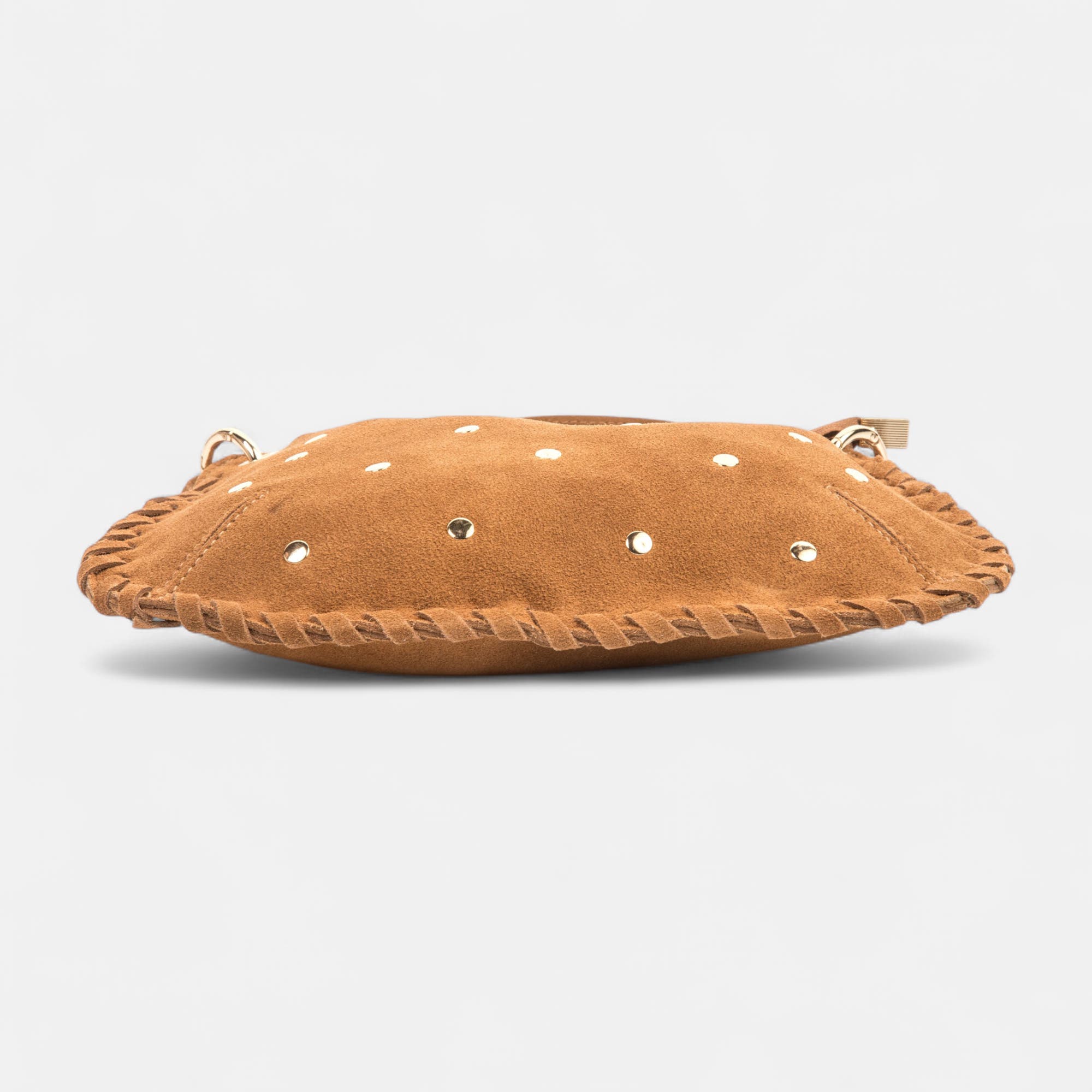 Sac bandoulière en cuir camel