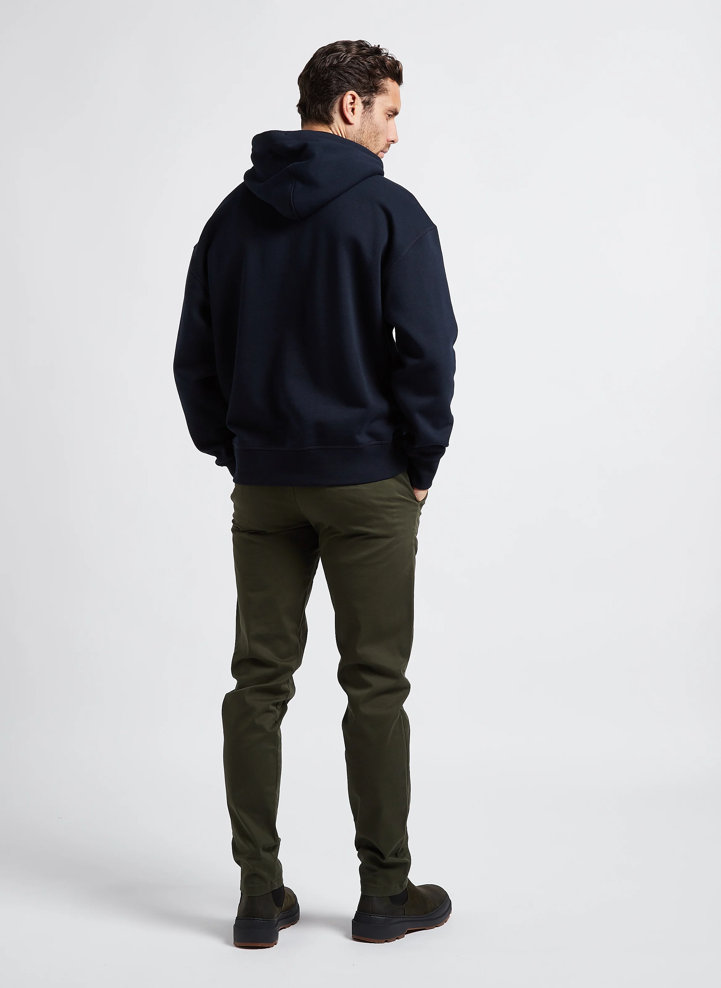 Chino slim en coton| Vert