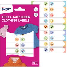 AVERY Étiquette pour textile, 13 x 45 mm, motifs