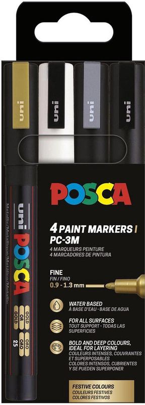 Posca - Acrylmarkers - Multicolor - Acrylverf - Sneldrogend