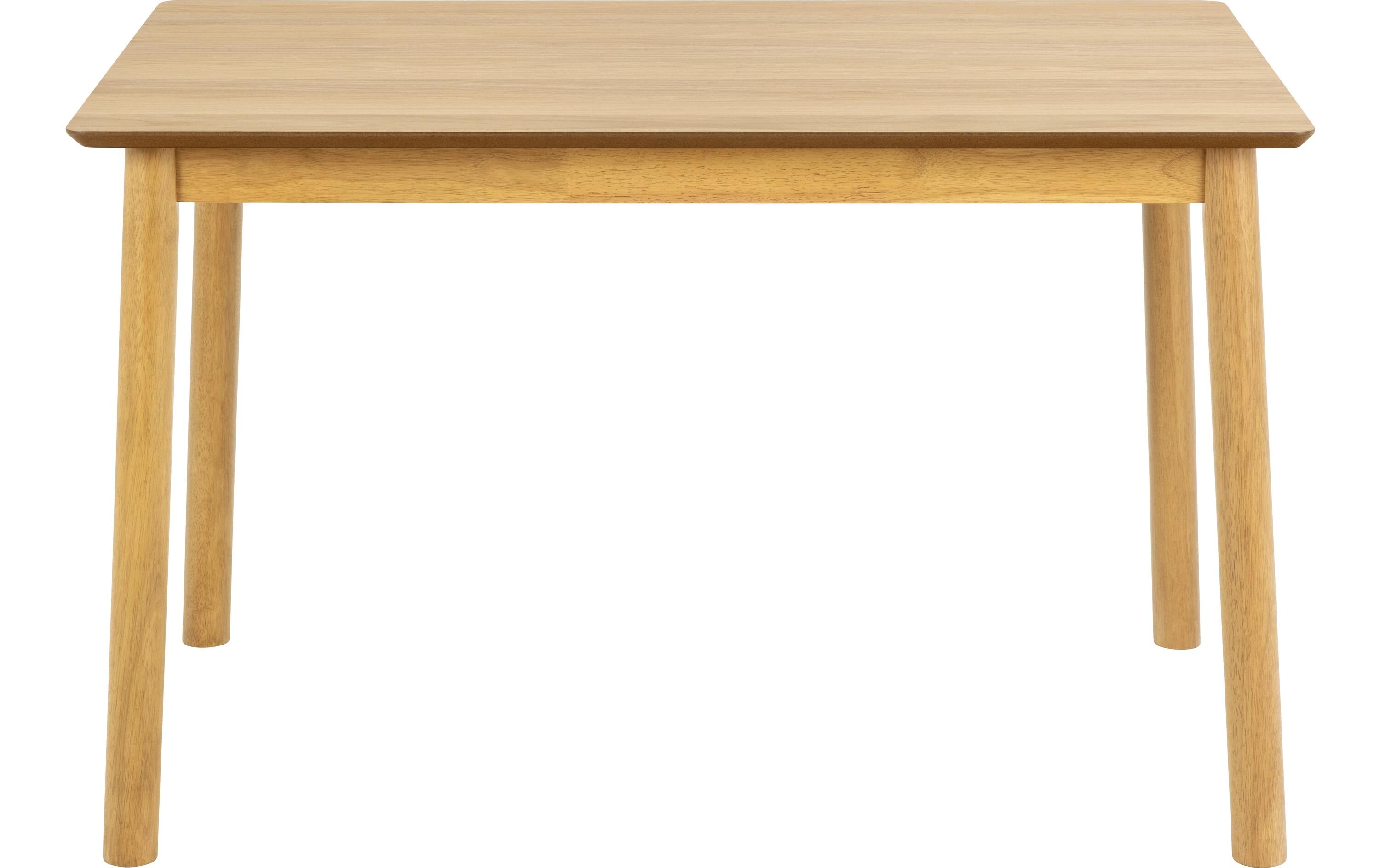 Tisch Barlow 120 x 74.8 cm, Hellbraun<br>Esstisch mit skandinavischer und zeitgenössischer Ästhetik
