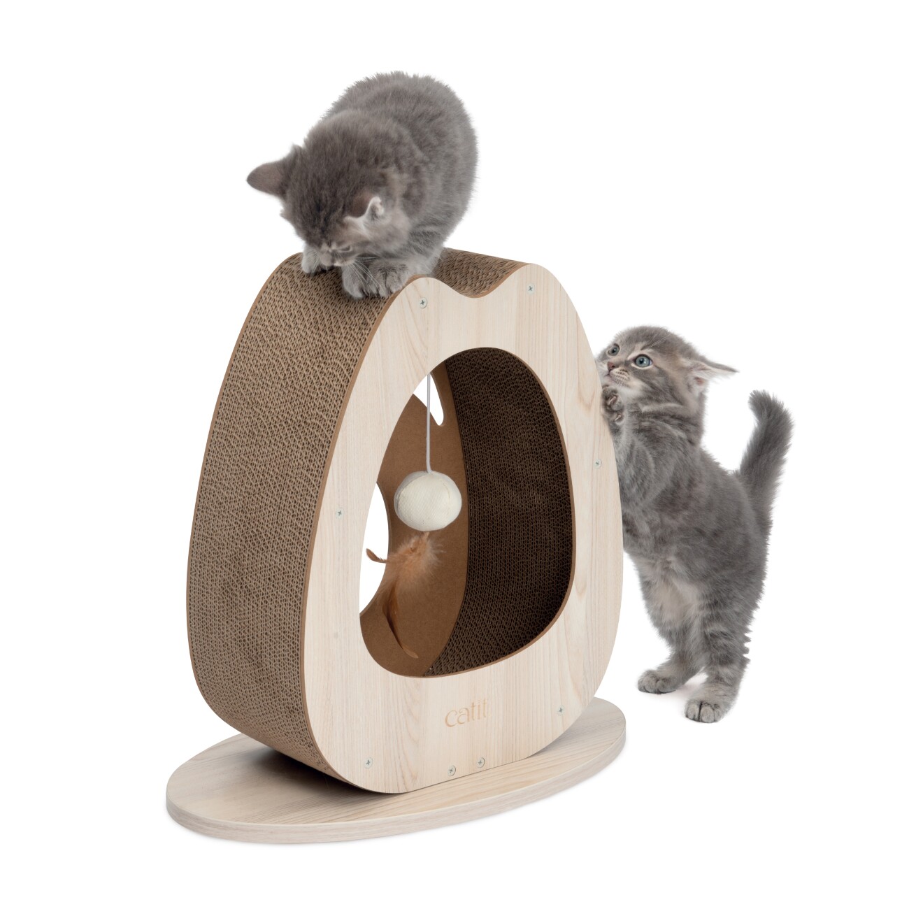 Catit Pixi Ersatzkratzpappe für Kratzskulptur breit