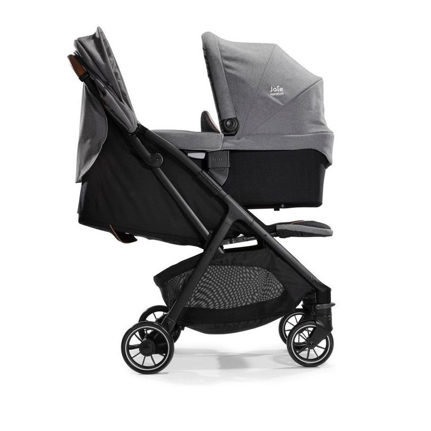 Poussette Parcel - Carbon - Ecru