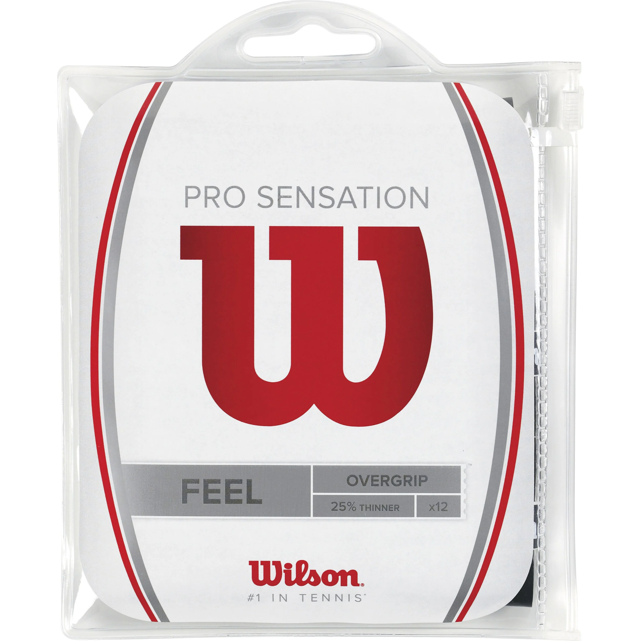 Wilson Pro Overgrip Sensation Pack De 12 - Noir