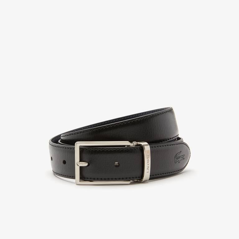 Coffret ceinture homme Lacoste avec 2 boucles ardillon Ceintures - Noir - Lacoste - Homme