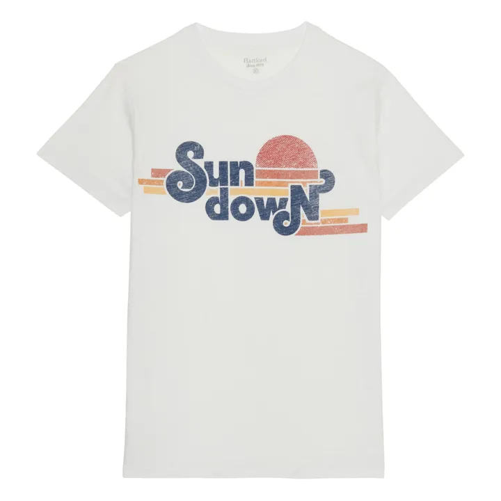 Hartford T-shirt Sundown | Blanc