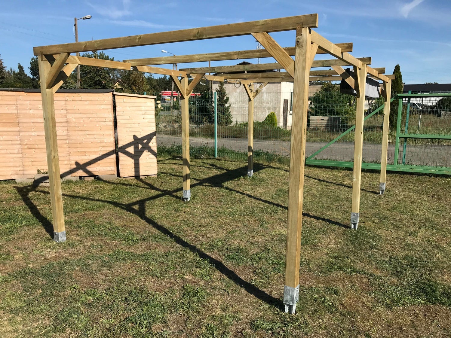 Carport garage dak 3x5,10 m - 15,30 m2