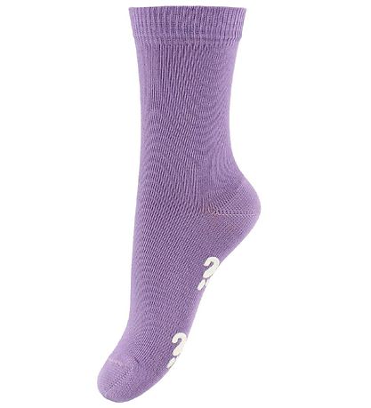 Fuzzies Socken m. Antirutsch - Lavendel