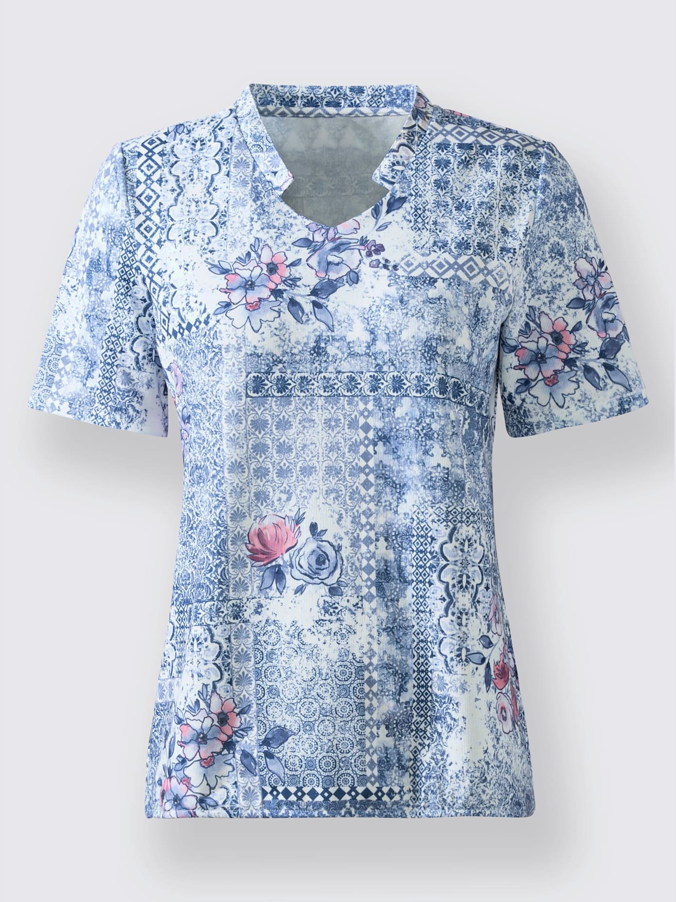 T-shirt encolure raffinée